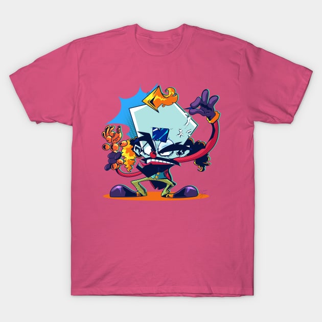 A Very Angry Clown T-Shirt by Fluffbot's Lair